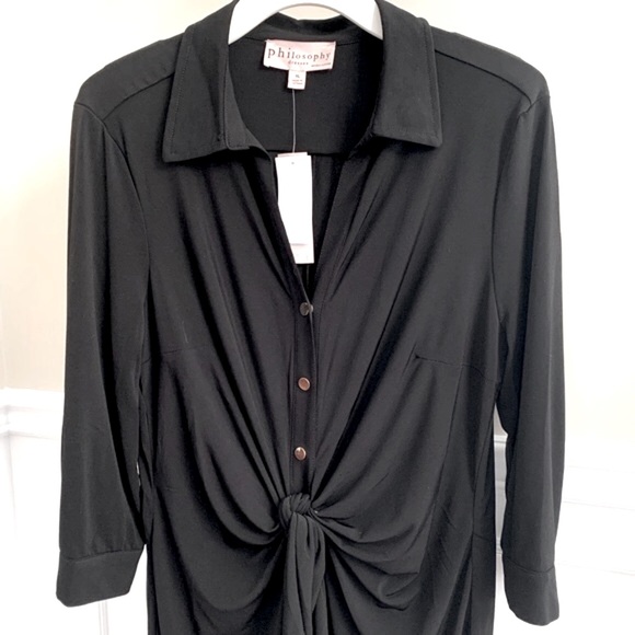 Philosophy size XL Tie Front Dress - Picture 3 of 15